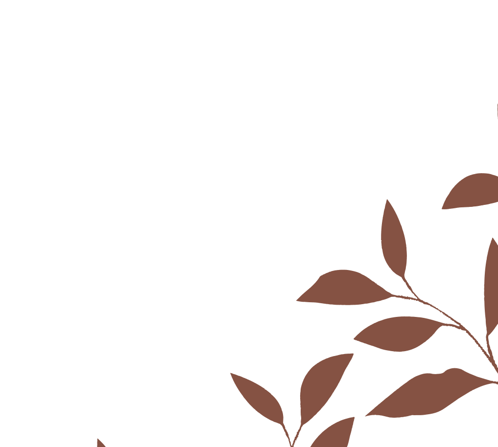 Decorazione grafica con foglie