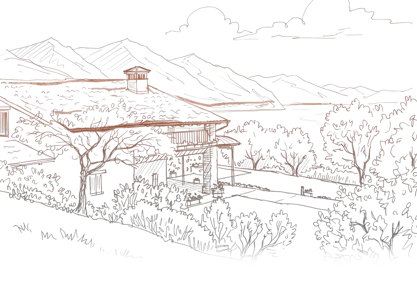 Illustrazione decorativa floreale